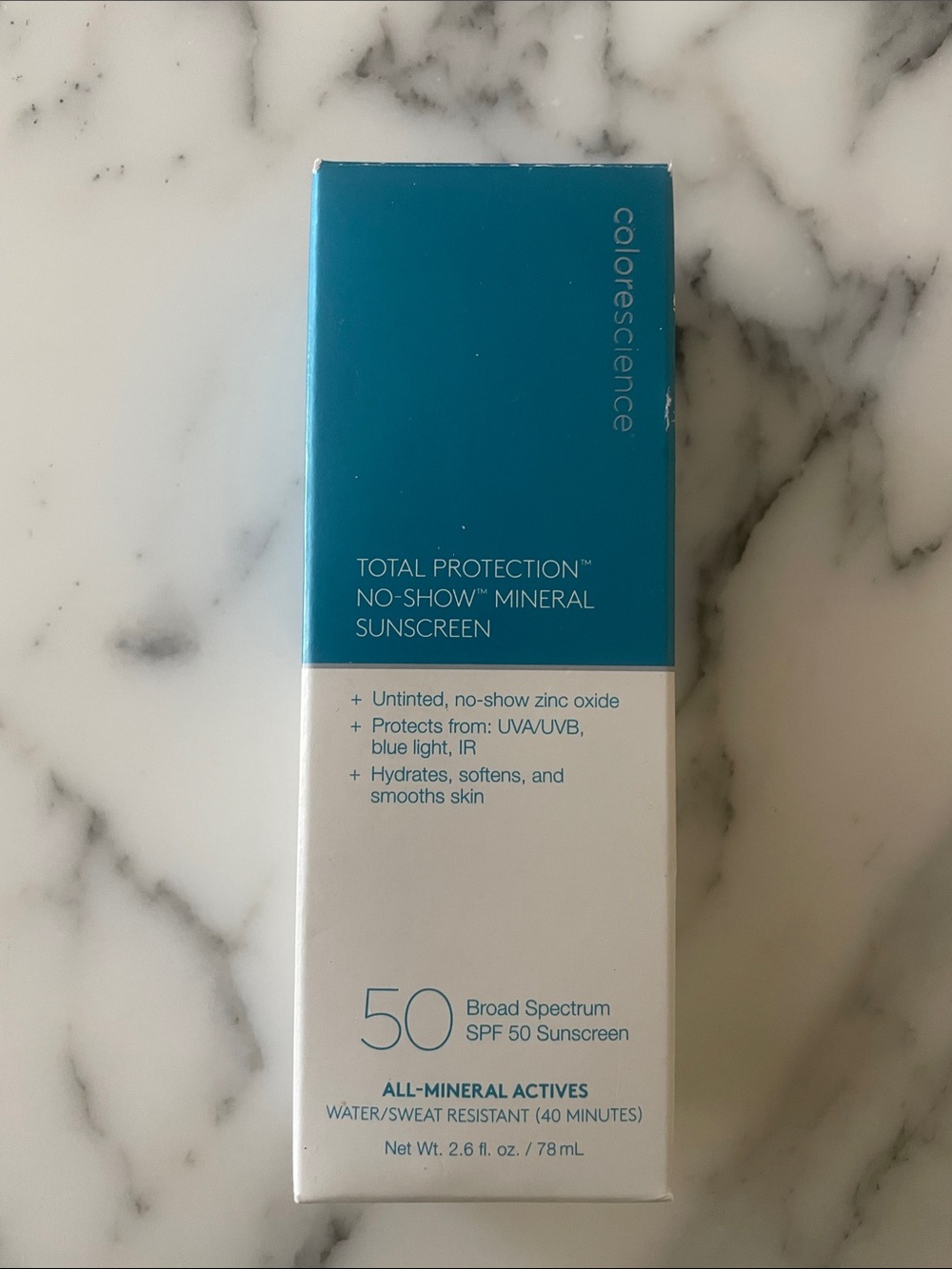 Colorescience Total Protection No-Show Mineral Sunscreen SPF 50 —